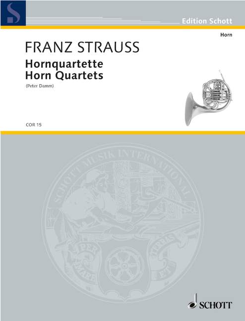 Hornquartette  für 4 Hörner  Partitur und Stimmen