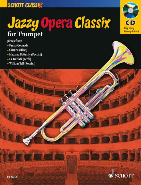 Jazzy Opera Classix (+CD)&nbsp;&nbsp;for trumpet&nbsp;&nbsp;