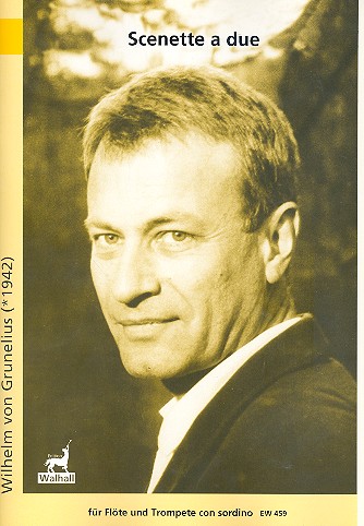 Scenette a due  für Flöte und Trompete (mit Dämpfer)  Partitur und Stimmen