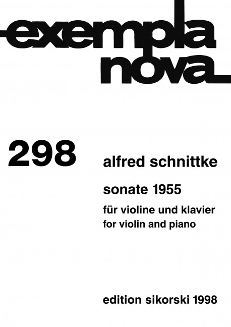 Sonate 1955&nbsp;&nbsp;für Violine und Klavier&nbsp;&nbsp;