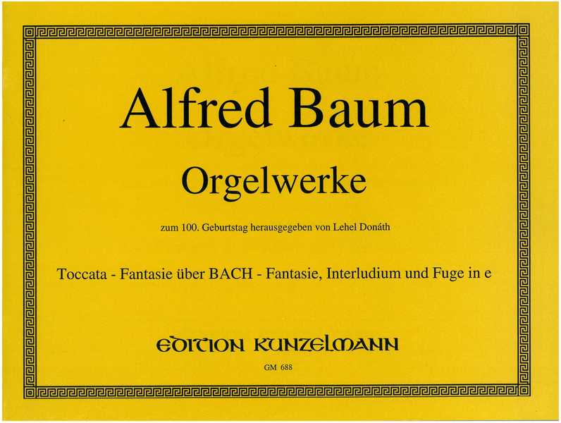 Orgelwerke  für Orgel  