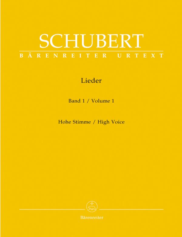 Lieder Band 1 op.1 - op.25 für hohe Stimme&nbsp;&nbsp;und Klavier&nbsp;&nbsp;