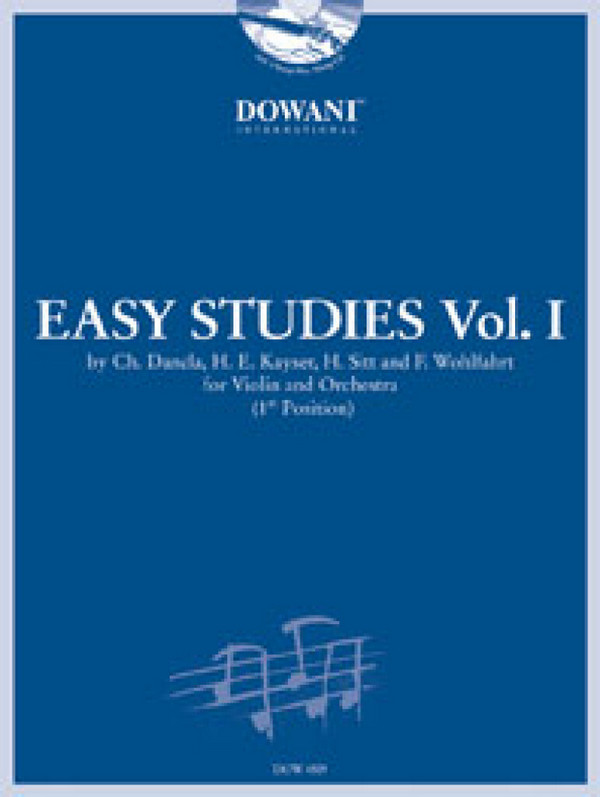 Easy Studies vol.1 (+CD) für Violine und klavier  1.Lage  