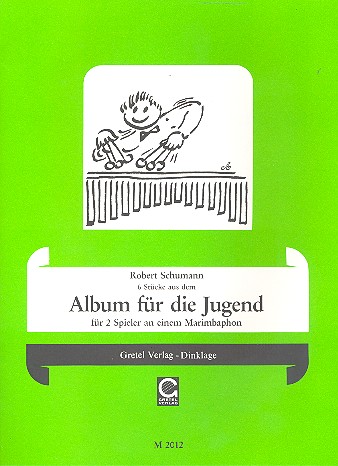 6 Stücke aus dem Album für die Jugend op.68  für 2 Marimbaphone  