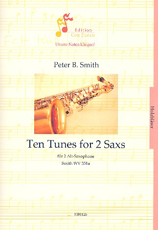 10 tunes  for 2 saxophones für 2 Saxophone (AA)  Partitur SmithWV331a