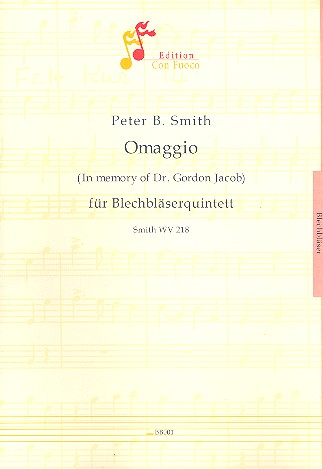 Omaggio für 2 Trompeten, Horn, Posaune  und Tuba  Partitur und Stimmen