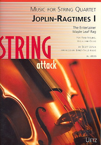 Joplin Ragtimes vol.1  for 2 violins, viola and cello  score and parts