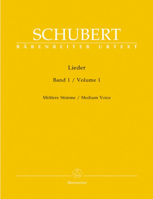 Lieder Band 1&nbsp;&nbsp;für mittlere Stimme und Klavier&nbsp;&nbsp;