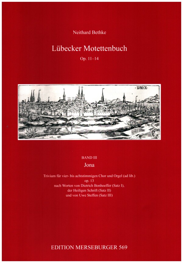 Jona op.13 Trivium für 4-8stg. Chor  und Orgel,  Partitur  