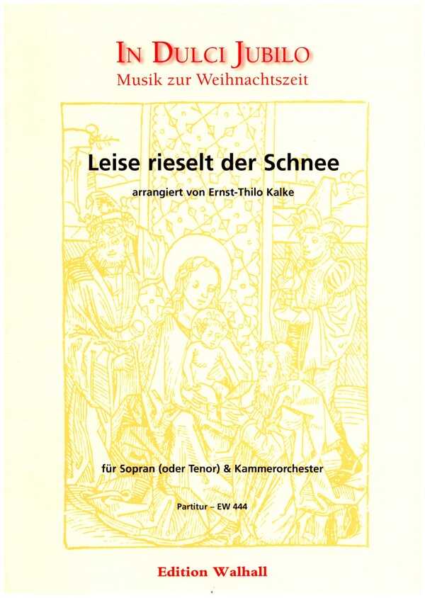 Leise rieselt der Schnee&nbsp;&nbsp;für Sopran (TENOR) und Kammerorchester&nbsp;&nbsp;Kammerorchester,  Partitur