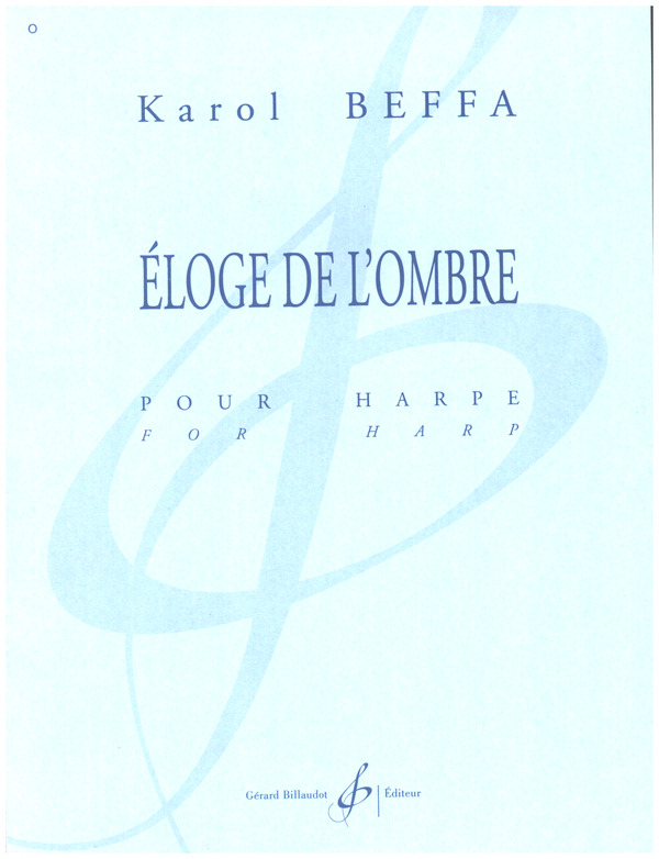 Éloge de l'ombre&nbsp;&nbsp;pour harpe&nbsp;&nbsp;