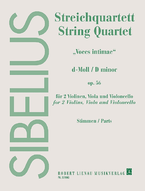 Quartett d-Moll op.56&nbsp;&nbsp;für 2 Violinen, Viola und Violoncello&nbsp;&nbsp;Stimmen