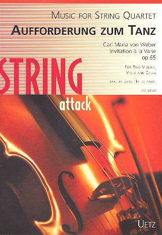 Aufforderung zum Tanz op.65  für Streichquartett  Partitur und Stimmen