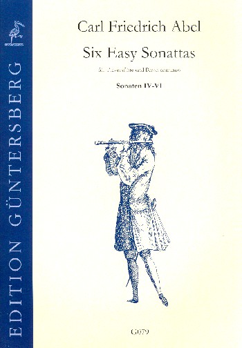 6 easy Sonattas Nr.4-6  für Traversflöte und Bc  