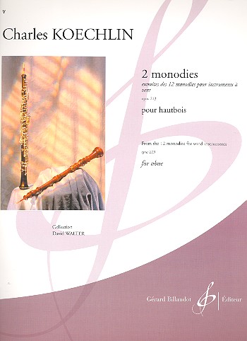 2 monodies op.213  pour hautbois  