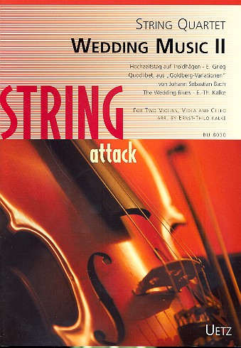 Wedding Music Band 2 für Streichquartett&nbsp;&nbsp;Partitur und Stimmen&nbsp;&nbsp;Kalke, Ernst-Thilo, arr.