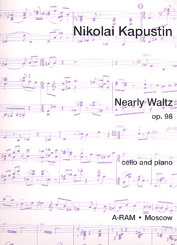 Nearly Waltz op.98 for  cello and piano  