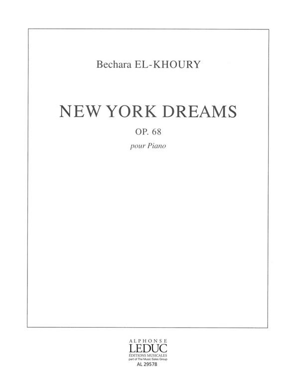 New York dreams op.68  pour piano  