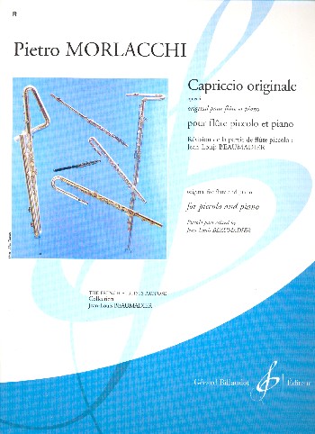 Capriccio originale op.4&nbsp;&nbsp;pour flute piccolo et piano&nbsp;&nbsp;Beaumadier, J.-L., ed