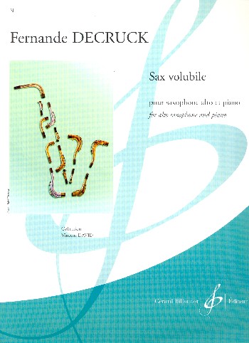 Sax volubile pour saxophone alto&nbsp;&nbsp;et piano&nbsp;&nbsp;