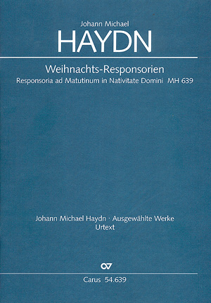 Weihnachts-Responsorien MH639  für gem Chor, 2 Violinen, Orgel und Bc  Partitur