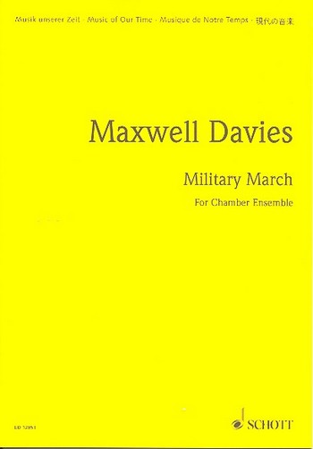 Military march  for chamber ensemble  study score
