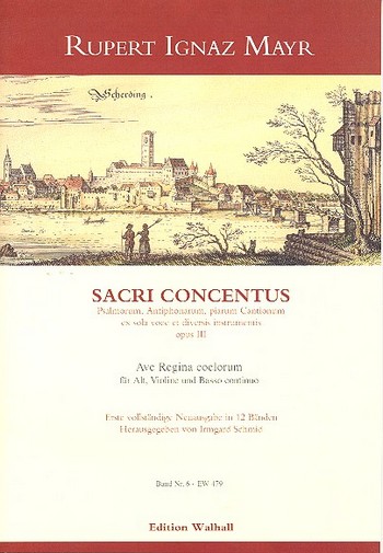 Ave Regina coelorum  für Alt, Violine und Bc  Partituren und Stimmen Sacri Concentus op.3 Band 6