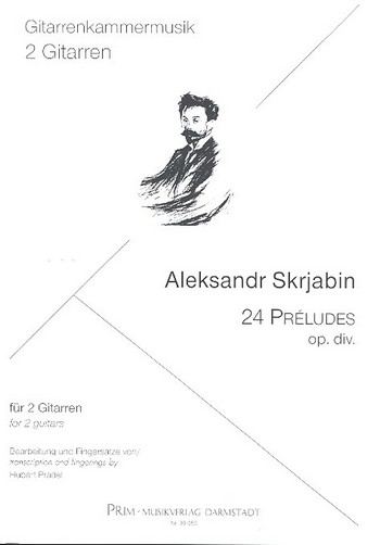 24 Préludes op. div.  für 2 Gitarren  Spielpartitur