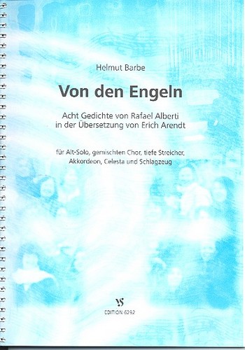 Von den Engeln für Alt, gem Chor,&nbsp;&nbsp;tiefe Streicher, Akkordeon, Celesta&nbsp;&nbsp;und Schlagzeug,  Partitur