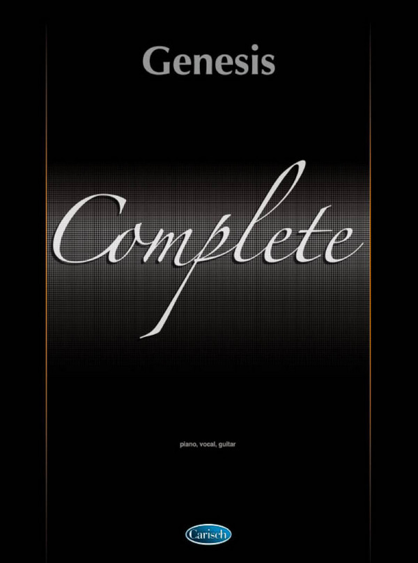 Genesis complete:&nbsp;&nbsp;songbook for piano/voice/guitar&nbsp;&nbsp;