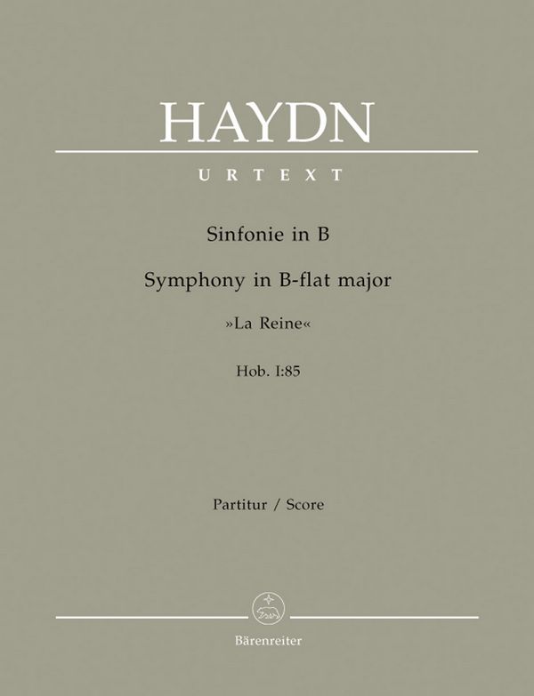 Sinfonie B-Dur Nr.85 Hob.I:85&nbsp;&nbsp;für Orchester&nbsp;&nbsp;Partitur