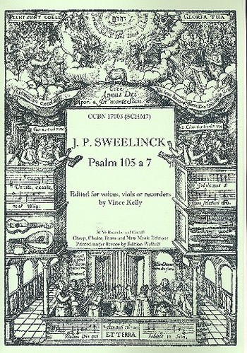 Psalm 105 a 7 for 7 voices, viols  or recorders,  score and parts  
