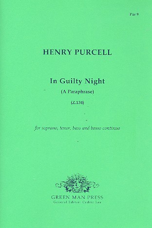 In guilty night Z134 for soprano,&nbsp;&nbsp;tenor, bass and bc,  parts&nbsp;&nbsp;A paraphrase