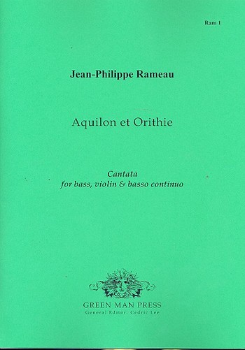 Aquilon et Orithie cantata for  bass, violin and bc,  parts  