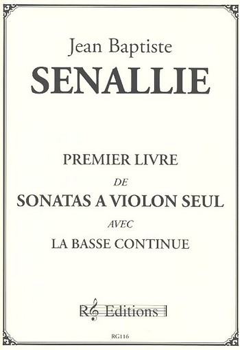 Premier livre de sonatas (no.1-10)  a violon avec la basse continue  parties
