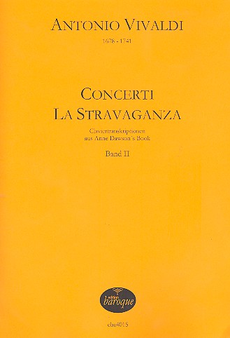 Concerti la stravaganza  Klaviertranskriptionen aus  Anne Dawsons's book