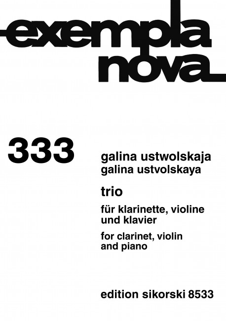 Trio für Klarinette, Violine  und Klavier  