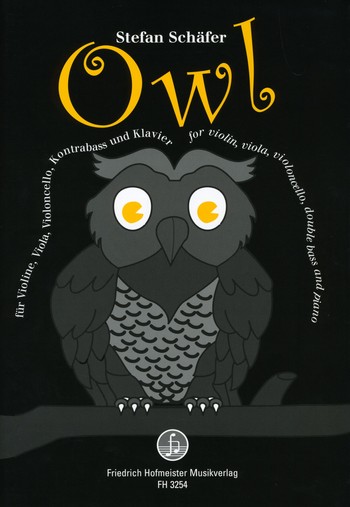 Owl  für Violine, Viola, Violoncello und Kontrabass  Partitur und Stimmen