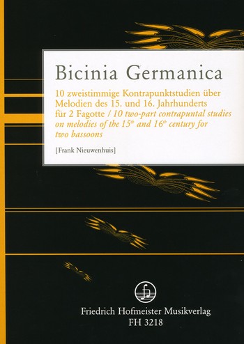 Bicinia Germanica  für 2 Fagotte  