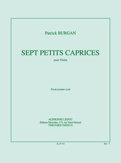 7 petits caprices . pour&nbsp;&nbsp;violon&nbsp;&nbsp;
