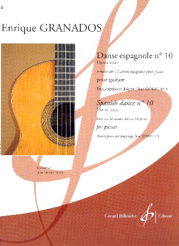 Danse espagnole no.10 (Danza triste)&nbsp;&nbsp;pour guitare&nbsp;&nbsp;