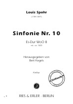 Sinfonie Es-Dur Nr.10 WoO8 für Orchester  Partitur  