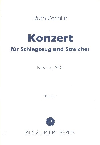 Konzert für Schlagzeug und Streicher  Partitur  