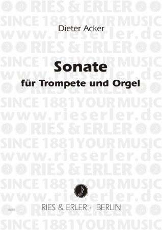 Sonate für Trompete und Orgel    