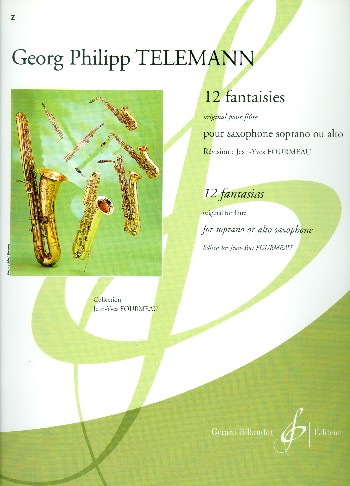 12 fantaisies pour saxophone  soprano ou alto  Fourmeau, J.-Y., ed+arr.