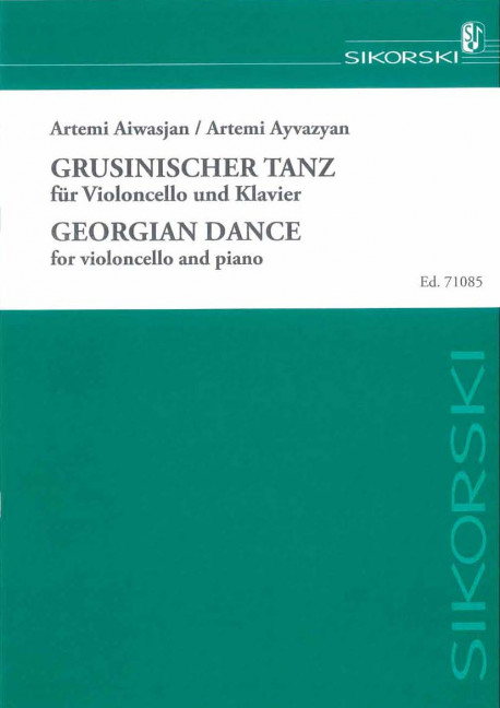 Grusinischer Tanz&nbsp;&nbsp;für Violoncello und Klavier&nbsp;&nbsp;Verlagskopie