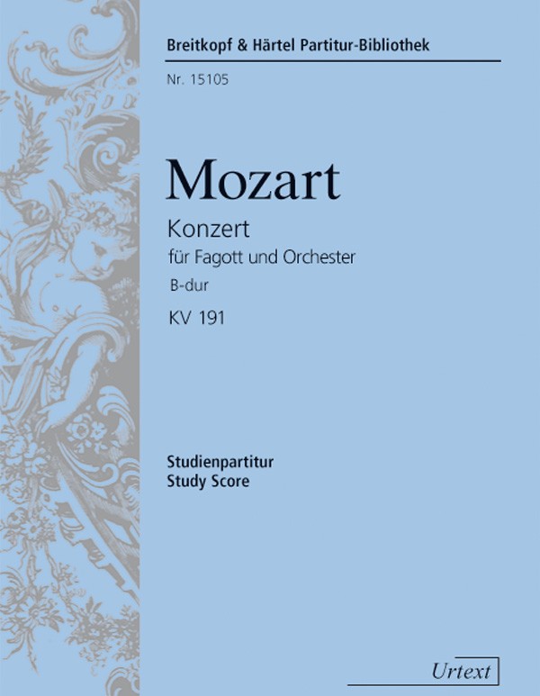 Andante C-Dur KV315  für Flöte und Orchester  Studienpartitur