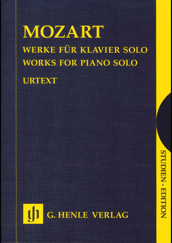 Werke&nbsp;&nbsp;für Klavier solo&nbsp;&nbsp;Studienpartitur (4 Bände im Schuber)