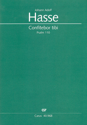 Confitebor tibi (Psalm 110) für&nbsp;&nbsp;Soli, gem Chor und Orchester&nbsp;&nbsp;Partitur