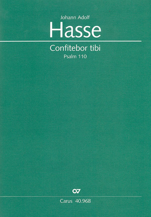 Confitebor tibi (Psalm 110) für  Soli, gem Chor und Orchester  Partitur